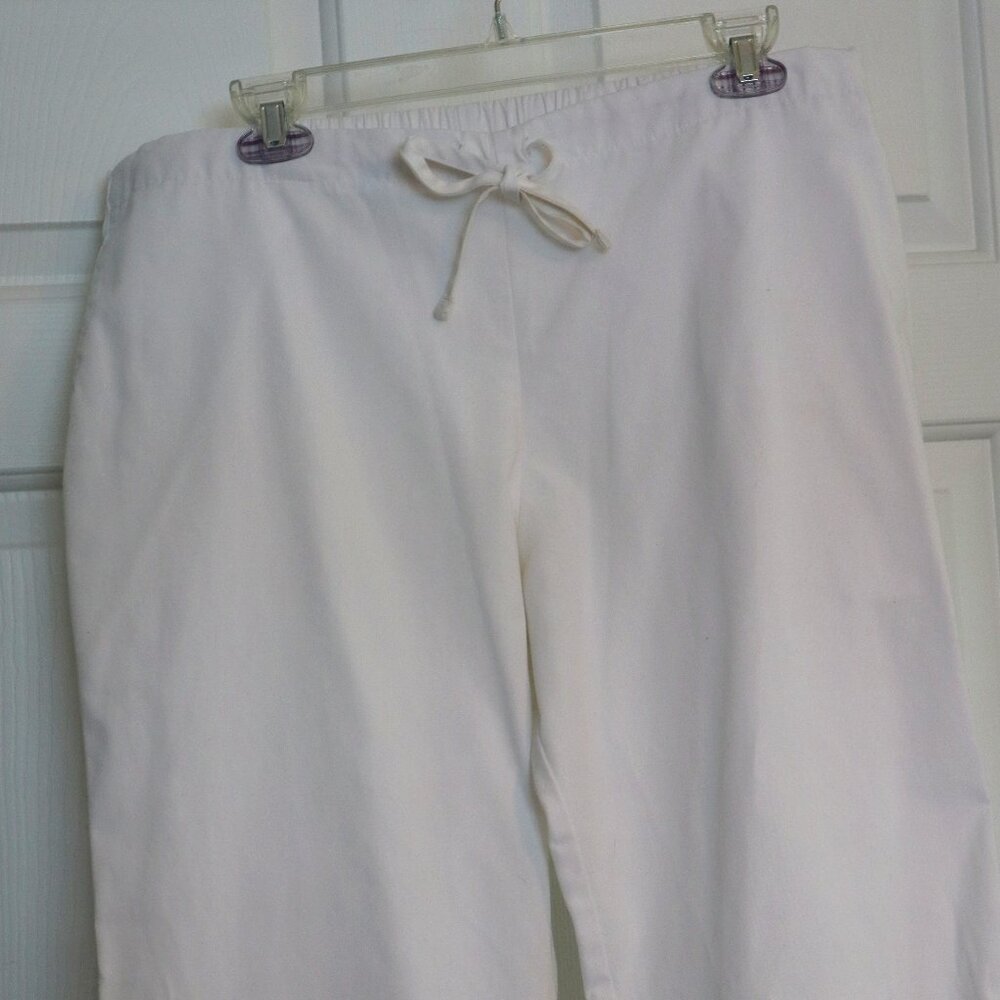 Cherokee Workwear Women's Scrub Pants Drawstring Flare Legs 4101 Petite